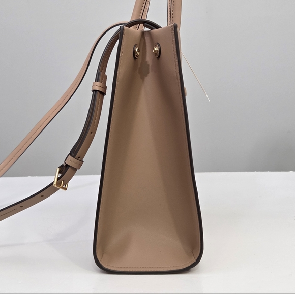 NWT TORY BURCH ELLA BIO TOTE BAG - LIGHT SAND - Picture 10 of 13